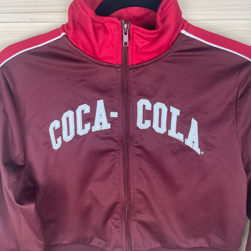 Coca Cola Womens Cropped Jacket Size Small - Picture 2 of 7